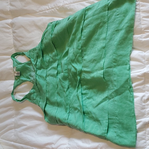 Green Trinity Racer Back Tank Top - Picture 5 of 6